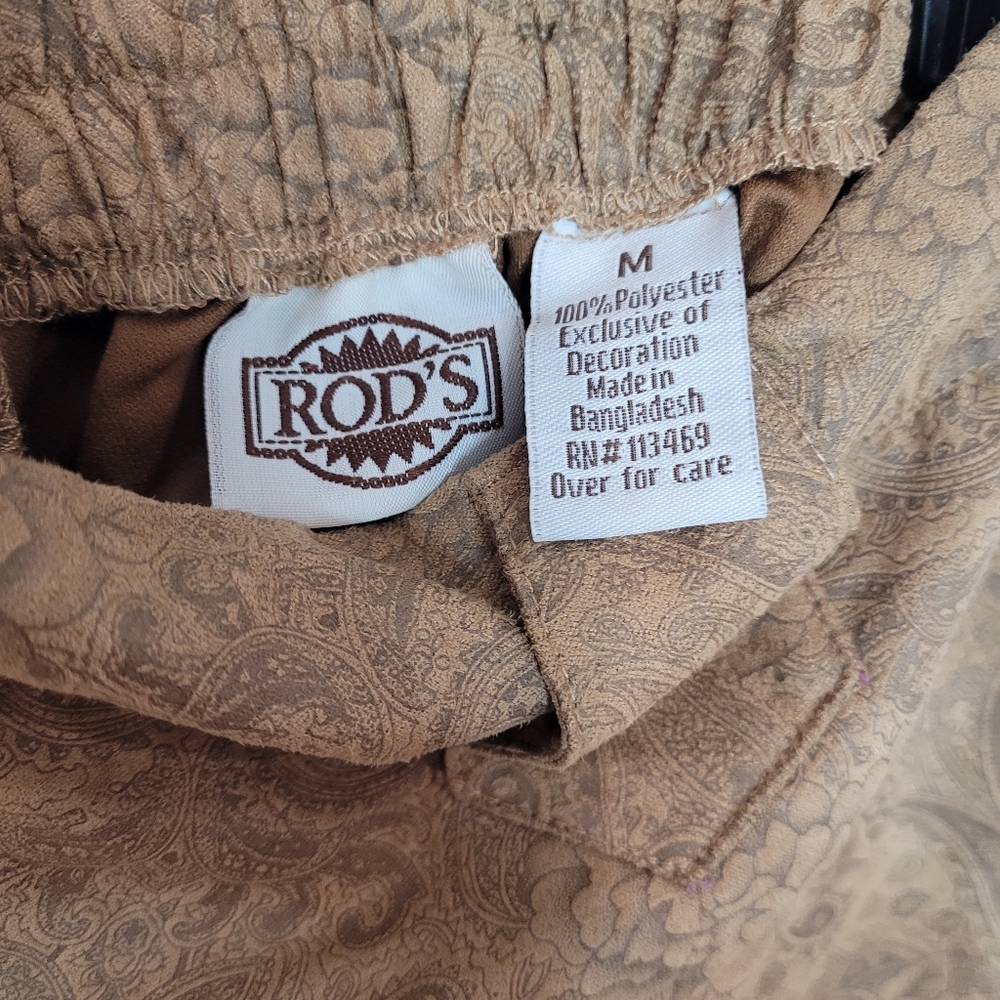 Rods Vintage Paisley Wide Leg Pant Medium - Picture 6 of 6